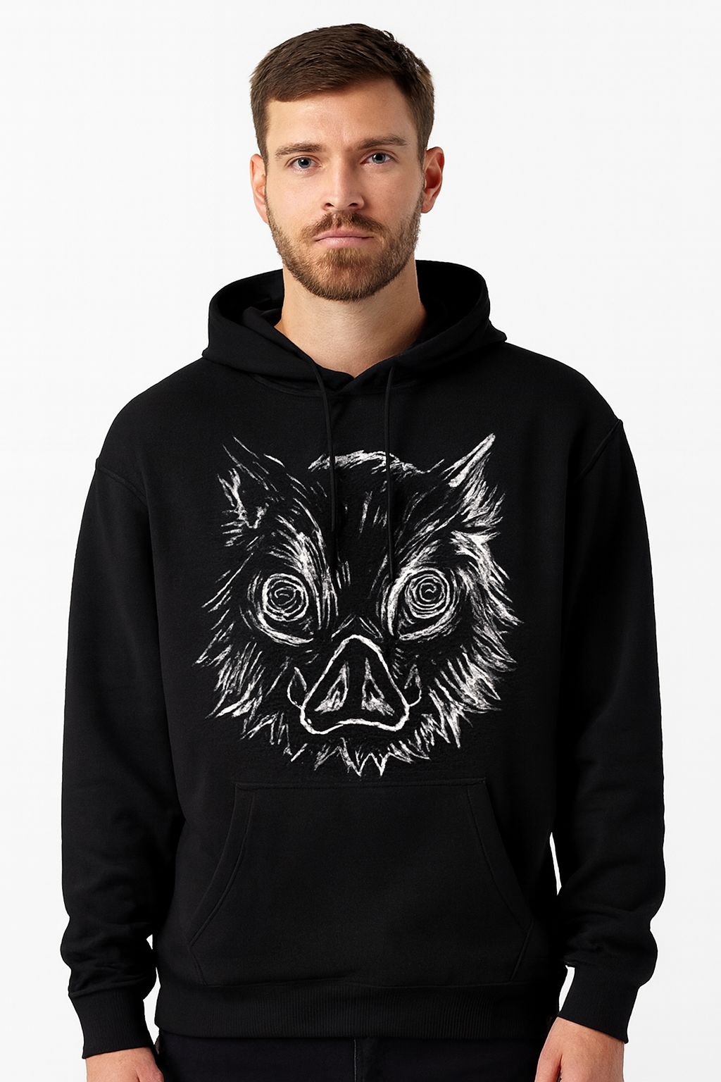 Inosuke Anime Unisex Oversized Hoodie